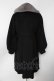 画像2: axes femme POETIQUE / ファーティペ付ロングコート M 黒 Y-25-10-10-154-AX-CO-SZ-ZY (2)