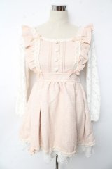 LIZ LISA / ツイードワンピース 0 ピンクベージュ Y-25-10-10-179-LO-OP-SZ-ZY