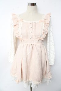 LIZ LISA / ツイードワンピース 0 ピンクベージュ Y-25-10-10-179-LO-OP-SZ-ZY