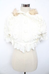 LIZ LISA / フード付きニットポンチョケープ 0 アイボリー Y-25-10-10-193-LO-CO-SZ-ZY
