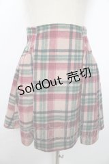 ロリータその他ブランド / チェックウールスカート 0 ベージュ Y-25-10-10-216-LO-SK-SZ-ZY