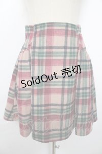 ロリータその他ブランド / チェックウールスカート 0 ベージュ Y-25-10-10-216-LO-SK-SZ-ZY