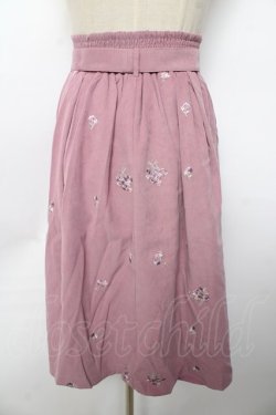 画像2: LIZ LISA / 小花刺繍スカート 0 ピンク Y-25-10-10-217-LO-SK-SZ-ZY