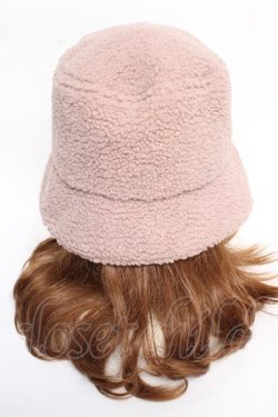 画像3: axes femme / 耳当て付きボアハット 57.5 ピンク Y-25-10-10-038-AX-AC-SZ-ZY