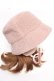 画像4: axes femme / 耳当て付きボアハット 57.5 ピンク Y-25-10-10-038-AX-AC-SZ-ZY (4)