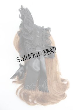 画像2: MR corset / レースハーフボンネット  黒 Y-25-10-10-040-PU-AC-SZ-ZY
