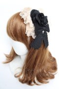 Mary Magdalene / メリアローズヘッドドレス  黒 Y-25-10-10-041-CL-AC-SZ-ZY