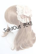 Mary Magdalene / ロゼットヘッドドレス  ピンク Y-25-10-10-042-CL-ZA-SZ-ZY