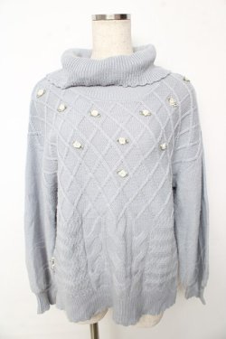 画像1: axes femme / 巻きバラニット M サックス Y-25-10-13-043-AX-TO-SZ-ZY