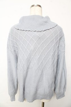 画像2: axes femme / 巻きバラニット M サックス Y-25-10-13-043-AX-TO-SZ-ZY
