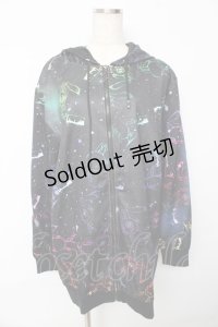 NieR Clothing / NieR LONG ZIP PARKA【NieR COSMO】 パーカー F 黒 Y-25-10-13-064-PU-TO-SZ-ZY