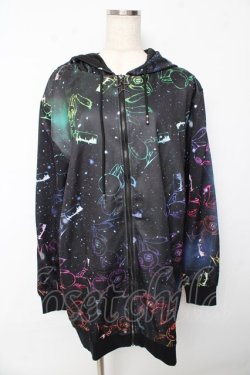 画像1: NieR Clothing / NieR LONG ZIP PARKA【NieR COSMO】 パーカー F 黒 Y-25-10-13-064-PU-TO-SZ-ZY