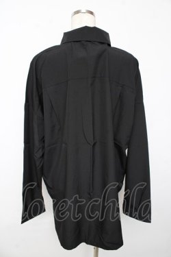 画像2: NieR Clothing / スクール風シャツ  黒 Y-25-10-13-068-PU-BL-SZ-ZY