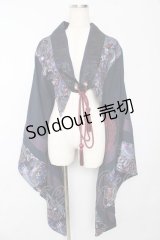 Qutie Frash / 着物ショートカーデ  紺 Y-25-10-13-081-QU-TO-SZ-ZY