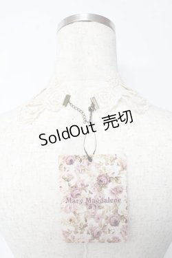 画像2: Mary Magdalene / 薔薇と鎖チョーカー  生成り Y-25-10-13-001-CL-AC-SZ-ZY