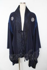 Qutie Frash / 着物カーディガン  紺 Y-25-10-13-082-QU-TO-SZ-ZY