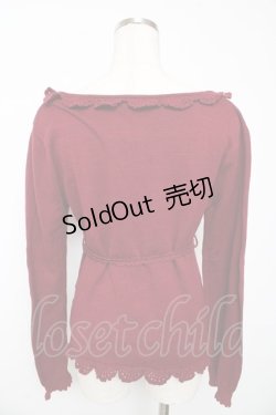 画像2: PUTUMAYO / CROWN Deerカーデ  ワイン Y-25-10-13-083-PT-TO-SZ-ZS