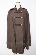 axes femme / ナポレオンマント風コート M 茶 Y-25-10-13-084-AX-CO-SZ-ZY