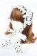 画像1: Angelic Pretty / Delicious Dotバブーシュカ  黒 Y-25-10-13-009-AP-AC-SZ-ZY (1)