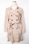 axes femme / ダブルボタンスプリングコート  ベージュ Y-25-10-13-086-AX-CO-SZ-ZY