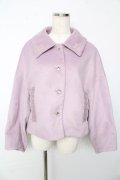 axes femme / ショート丈オーバーコート F ラベンダー Y-25-10-13-089-AX-CO-SZ-ZY