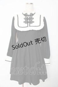 Manon Mimie / Girly China ワンピース  黒 Y-25-10-13-115-LO-OP-SZ-ZY
