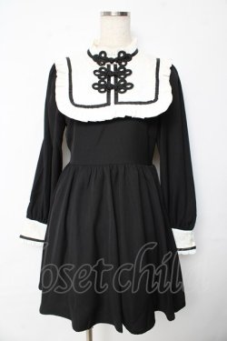 画像1: Manon Mimie / Girly China ワンピース  黒 Y-25-10-13-115-LO-OP-SZ-ZY
