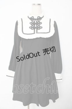 画像1: Manon Mimie / Girly China ワンピース  黒 Y-25-10-13-115-LO-OP-SZ-ZY