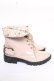 画像4: axes femme / レースアップレインブーツ L ピンク Y-25-10-13-010-AX-SK-SZ-ZY (4)