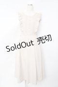 Ank Rouge / エプロンワンピース M ベージュ Y-25-10-13-116-CA-OP-SZ-ZY