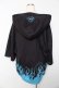 画像2: TRAVAS TOKYO / Fire bear H/S Hoodie F ブラック Y-25-10-13-121-PU-TO-SZ-ZY (2)