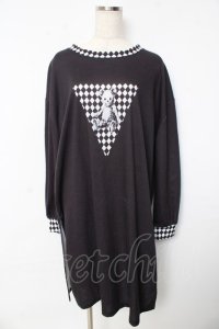 Drug Honey / スケルトンテディロングカットワンピース F 黒 Y-25-10-13-122-PU-OP-SZ-ZS