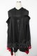 画像1: NieR Clothing / 着物風袖 FRONT ZIP付き OFF SHOULDER  黒 Y-25-10-13-123-PU-TO-SZ-ZY (1)