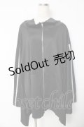 IRO+IRO / 和袖のBIGジャージ M 黒 Y-25-10-13-124-LO-TO-SZ-ZY