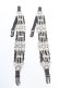画像1: OZZ ANGELO / ショルダークリップ  シルバー×チャコール Y-25-10-13-002-OO-AC-SZ-ZY (1)
