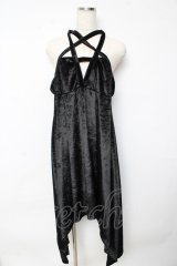 KILL STAR / MAGI VELVET RACERBACK DRESS XL 黒 Y-25-10-13-126-SL-OP-SZ-ZY
