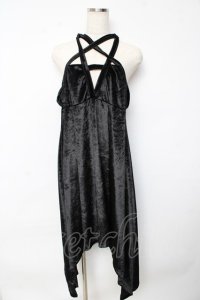 KILL STAR / MAGI VELVET RACERBACK DRESS XL 黒 Y-25-10-13-126-SL-OP-SZ-ZY