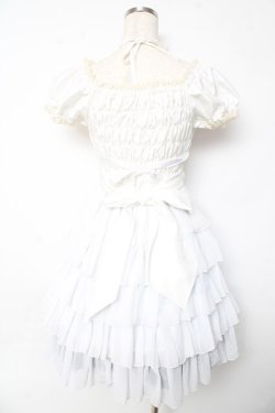 画像2: Pina sweetcollection / シフォンフリルワンピース  ホワイト Y-25-10-13-133-LO-OP-SZ-ZY