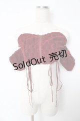 MILK / バンドゥ トップス  ボルドー Y-25-10-13-134-ML-TO-SZ-ZT202