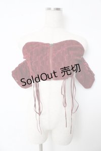 MILK / バンドゥ トップス  ボルドー Y-25-10-13-134-ML-TO-SZ-ZT202