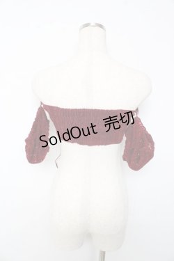 画像2: MILK / バンドゥ トップス  ボルドー Y-25-10-13-134-ML-TO-SZ-ZT202