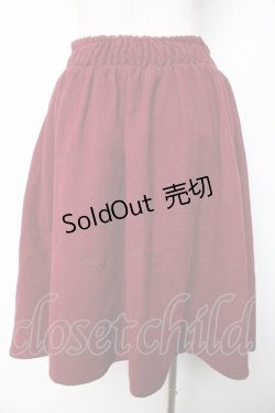 画像2: axes femme POETIQUE / 刺繍スカート M ワイン Y-25-10-13-147-AX-SK-SZ-ZI