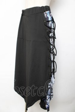 画像1: NieR Clothing / フラップ付きSARROUEL PANTS F 黒 Y-25-10-13-153-PU-PA-SZ-ZY