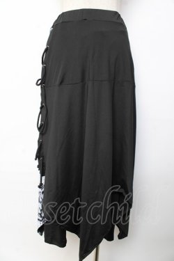 画像2: NieR Clothing / フラップ付きSARROUEL PANTS F 黒 Y-25-10-13-153-PU-PA-SZ-ZY