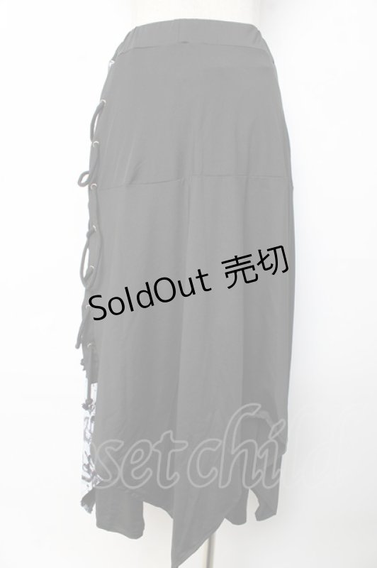 画像2: NieR CLOTHING / フラップ付きSARROUEL PANTS F 黒 Y-25-10-13-153-PU-PA-SZ-ZI (2)