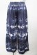 画像1: NieR Clothing / タイダイ染め WIDE PANTS F 紺 Y-25-10-13-156-PU-PA-SZ-ZY (1)