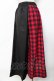 画像2: NieR Clothing / WIDE PANTS F 黒×赤 Y-25-10-13-157-PU-PA-SZ-ZY (2)