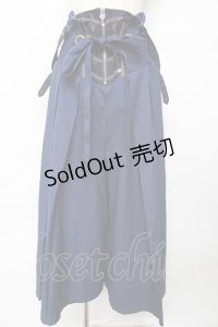 Rozen Kavalier / プリーツ袴ワイドパンツ  紺 Y-25-10-13-158-OO-PA-SZ-ZY