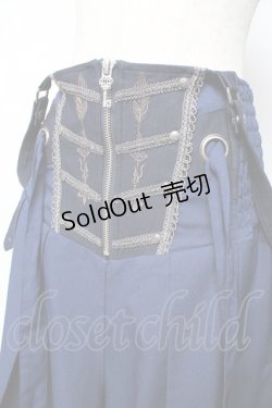 画像3: Rozen Kavalier / プリーツ袴ワイドパンツ  紺 Y-25-10-13-158-OO-PA-SZ-ZY