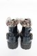 画像3: axes femme / レースアップレインブーツ L 紺 Y-25-10-13-013-AX-SK-SZ-ZY (3)